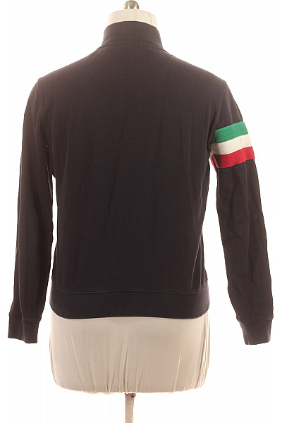 Aeronautica Militare Dámská bavlněná rozepínací mikina tmavě modrá pruhovaná Vel. l | Aeronautica Militare | obrázek 2