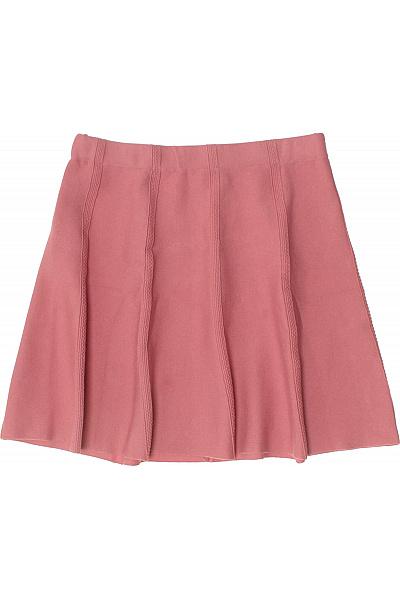 ZARA Dámská růžová áčková krátká skládaná sukně elastická Velikost M | ZARA | obrázek 2