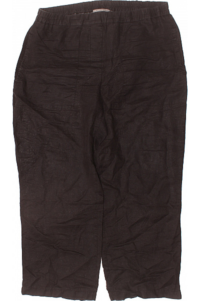 Dámské Kalhoty Lněné Černé THE MERCER N.Y. Vel. 42