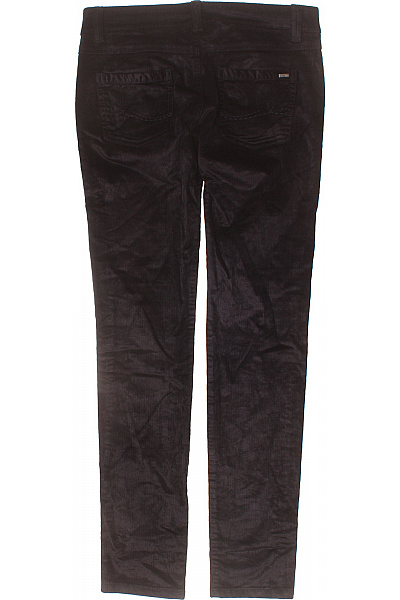 MANGO Dámské tmavé manšestrové úzké džíny klasické Velikost 36 | MANGO | obrázek 2