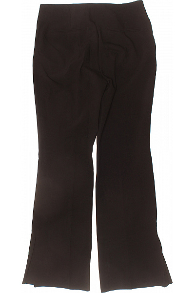 MANGO Dámské černé společenské zvonové oblekové kalhoty dlouhé Velikost 36 | MANGO | obrázek 2