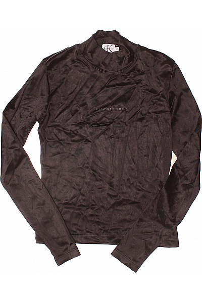 Calvin Klein Dámský saténový rolák s dlouhým rukávem a nápisem Vel. m | Calvin Klein | obrázek 2