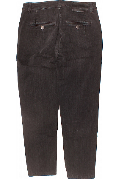 LUISA CERANO Dámské Džíny Černé Rovné S Kapsami Klasické Zkrácené Vel. 36 | LUISA CERANO | obrázek 2