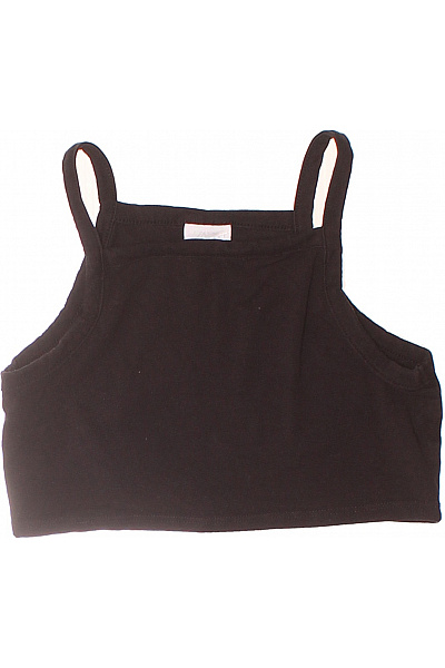 ZARA Dívčí černé crop top tílko Velikost 134 | ZARA | obrázek 2