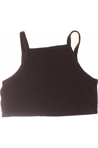 ZARA Dívčí černé crop top tílko Velikost 134 | ZARA | obrázek 3