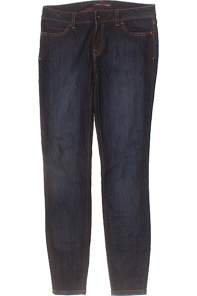 TOMMY HILFIGER Dámské Tmavě Modré Strečové Skinny Džíny Klasické Kapsy Velikost 4