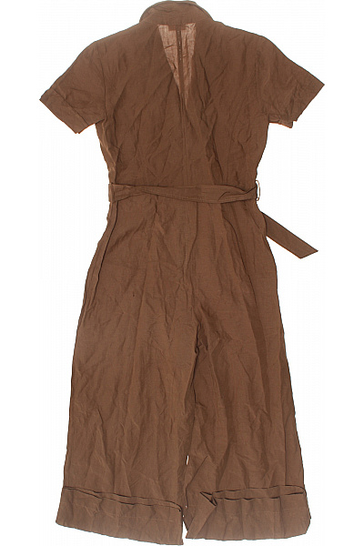 LIU JO hnědý dámský krátký rukáv overal s páskem Velikost M | LIU JO | obrázek 3