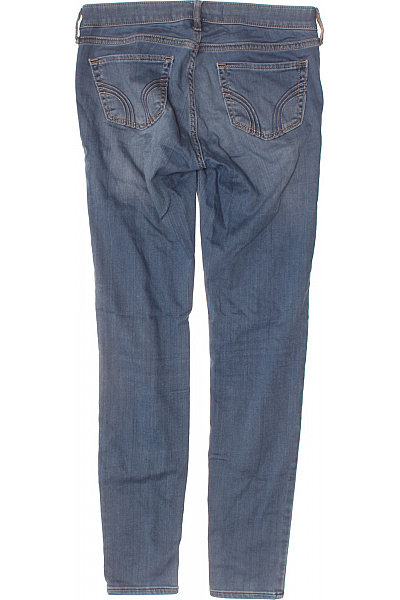 Hollister Dámské bavlněné modré džíny strečové skinny seprané úzké Velikost 28 | Hollister | obrázek 2