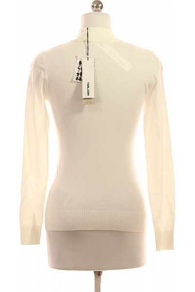 Karl Lagerfeld Dámské bílé tričko s dlouhým rukávem a stojáčkem basic Vel. S | Karl Lagerfeld | obrázek 2