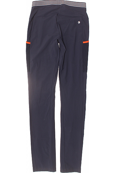 MARTINI Dámské sportovní skinny kalhoty tmavě modré s oranžovými detaily a potiskem Vel. s | MARTINI | obrázek 2