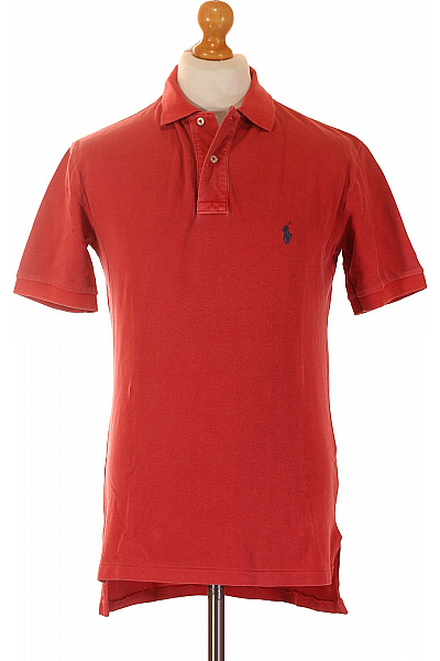 Ralph Lauren Pánské bavlněné červené polo tričko s krátkým rukávem a výšivkou Velikost S | Ralph Lauren | obrázek 2