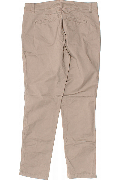 Gap Dámské bavlněné chino kalhoty béžové rovné volnočasové pohodlné Vel. 2 | Gap | obrázek 3