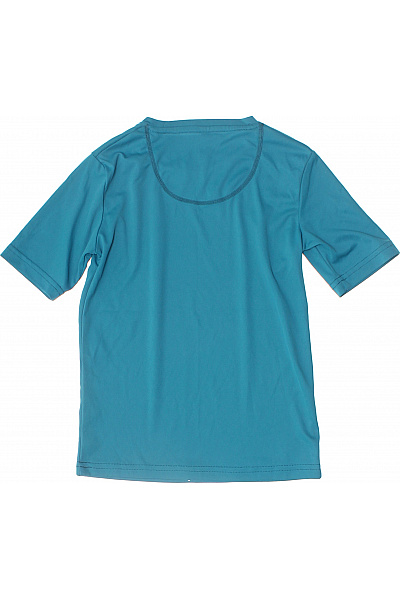 Dětské Chlapecké Modré Sportovní Tričko Krátký Rukáv | Unimoda | obrázek 3