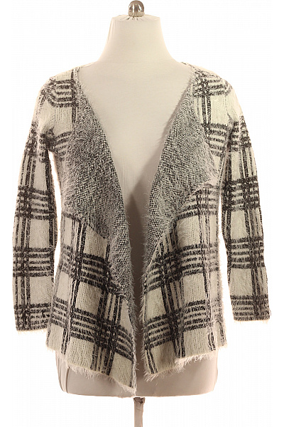 VILA Dámský kardigan kostkovaný huňatý volný podzimní Vel. s | VILA | obrázek 2