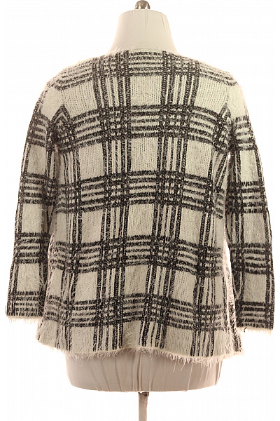 VILA Dámský kardigan kostkovaný huňatý volný podzimní Vel. s | VILA | obrázek 3