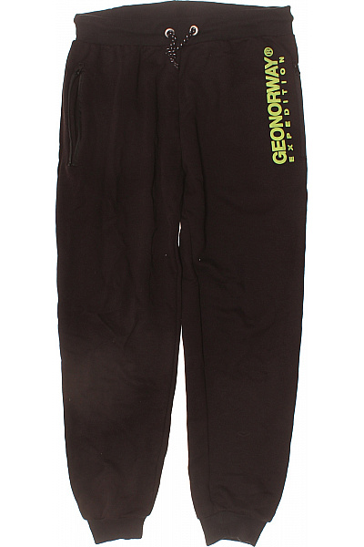 Norway Pohodlné Sportovní Tepláky černé S Kapsami Na Zavazování Vel. Xxl