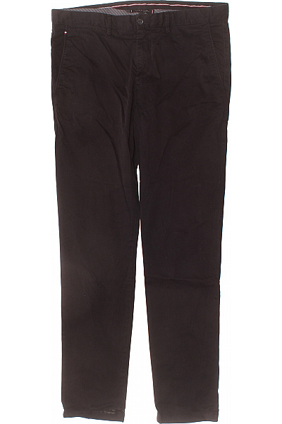 TOMMY HILFIGER Pánské bavlněné tmavé rovné ležérní chinos kalhoty s kapsami Vel. 32/34 | TOMMY HILFIGER | obrázek 2