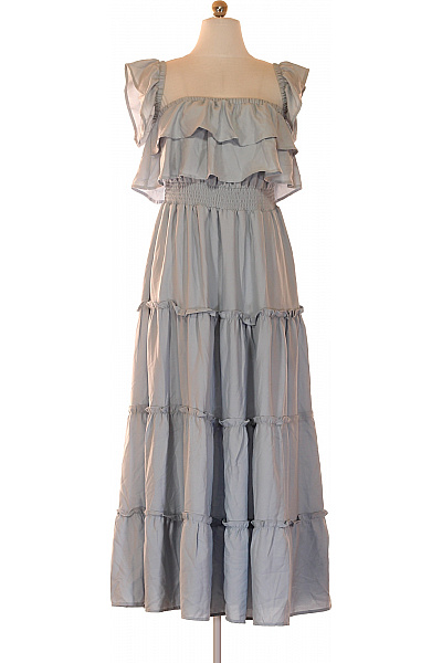 Lascana Dámské Letní šaty Maxi Volnočasové Boho Volné Pastelové S Odhalenými Rameny Velikost S
