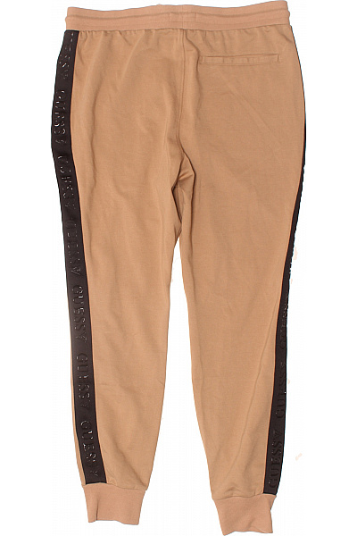 Guess Pánské béžové tepláky jogger s bočním pruhem na zavazování Velikost m | Guess | obrázek 2