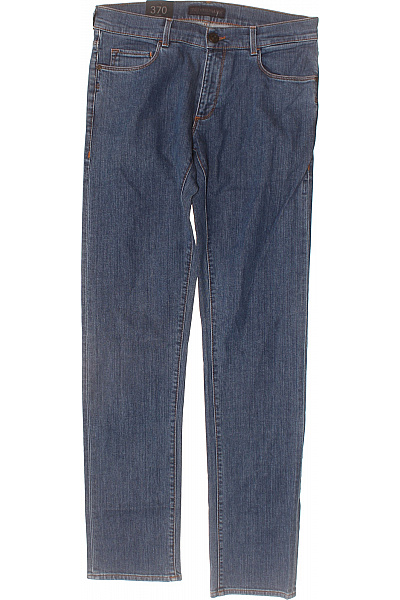 Trussardi Pánské Bavlněné Džíny Modré Rovné Klasické Velikost 31