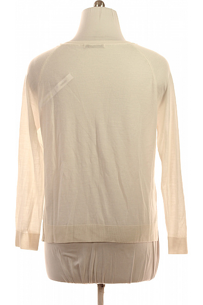 roberto cavalli Pánský krémový lehký pulovr basic dlouhý rukáv přes hlavu Velikost l | roberto cavalli | obrázek 2