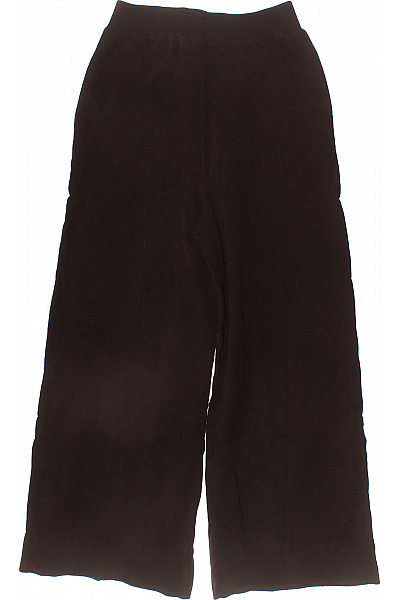 COTTON CANDY Dámské černé široké volné elegantní látkové kalhoty Vel. S | COTTON CANDY | obrázek 2