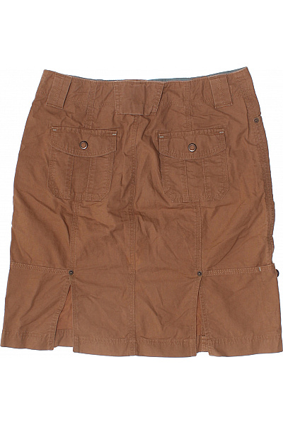 EDDIE BAUER Bavlněná hnědá cargo mini sukně outdoorová se zipem Velikost 6 | EDDIE BAUER | obrázek 3