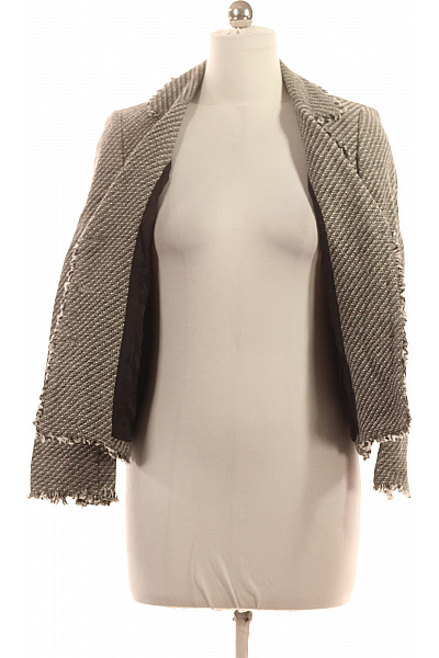 Marks & Spencer Teplé sako dámské tvídové vypasované elegantní podzimní Vel. 12 | Marks & Spencer | obrázek 3