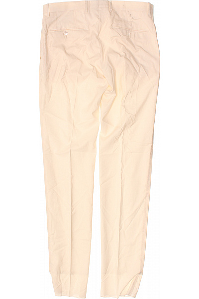 D&G Béžové společenské kalhoty elegantní rovné dlouhé business Vel. 48 | D&G | obrázek 2