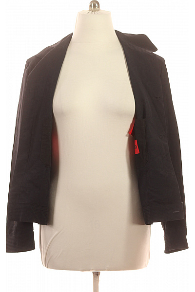 Hugo Boss Pánská Polyamidová Černá Texturovaná Jarní Lehká Košilová Bunda Velikost 50 | Hugo Boss | obrázek 3