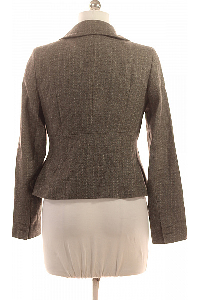 Next Krátký vlněný dvouřadý kabát vzorovaný elegantní vypasovaný podzimní Velikost 12 | Next | obrázek 3