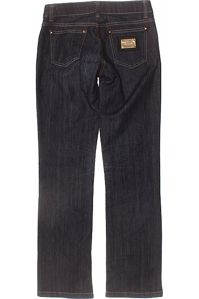 Philipp Plein Dámské Džíny Tmavě Modré Rovné S Kapsami Stud Zdobené Velikost 28 | Philipp Plein | obrázek 2