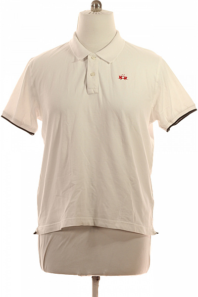 La Martina Pánské bílé polo tričko s krátkým rukávem a výšivkou Velikost XXXL | La Martina | obrázek 2