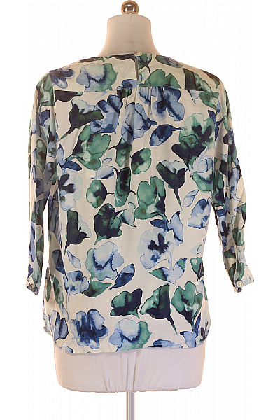 LANDS´END Dámská lyocellová halenka s 3/4 rukávem květinová volná elegantní Velikost 40 | LANDS´END | obrázek 3