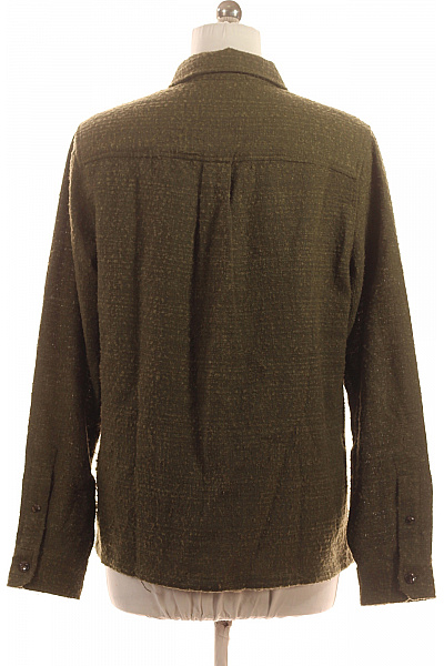 LES DEUX Polyesterová Zelená Košile Dřevorubecká Ležérní Texturovaná Svrchní Velikost m | LES DEUX | obrázek 2