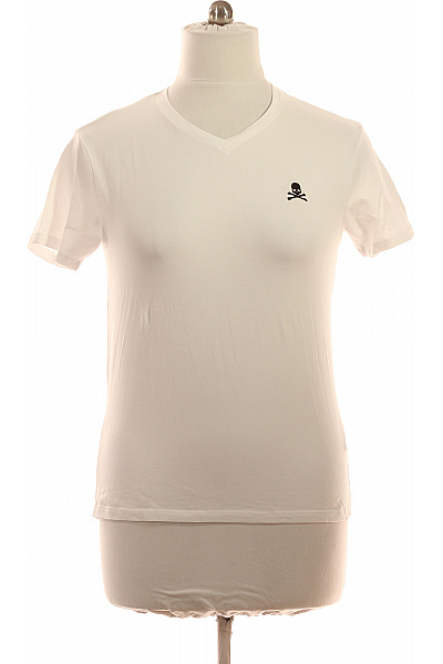 Philipp Plein Dámské tričko s krátkým rukávem a výšivkou lebky basic bílé Velikost L | Philipp Plein | obrázek 2