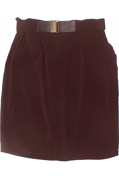 Esprit hnědá áčková sukně s páskem elegantní krátká Velikost 38 | Esprit | obrázek 2