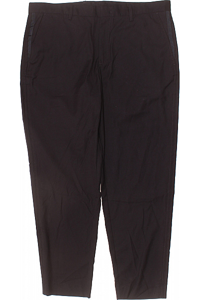 ARMANI Pánské černé oblekové rovné kalhoty s lampasem Vel. 38 | ARMANI | obrázek 2