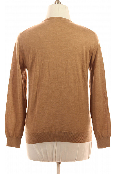 JOOP! Pánský vlněný hnědý lehký basic pulovr přes hlavu Vel. l | JOOP! | obrázek 2