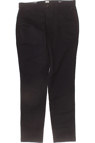 Gap Pánské černé Dlouhé Rovné Kalhoty Látkové Volnočasové Casual Vel. 33/34