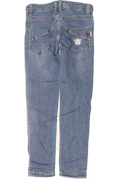 Dívčí Džíny Modré Elastické Slim Fit Střední Praní Velikost 122 | Unimoda | obrázek 2