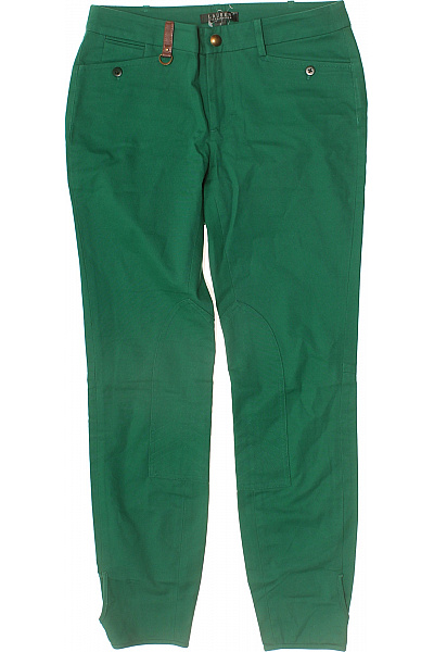 Ralph Lauren Dámské bavlněné zelené kalhoty s kapsami volnočasové ležérní rovné Velikost 2 | Ralph Lauren | obrázek 2