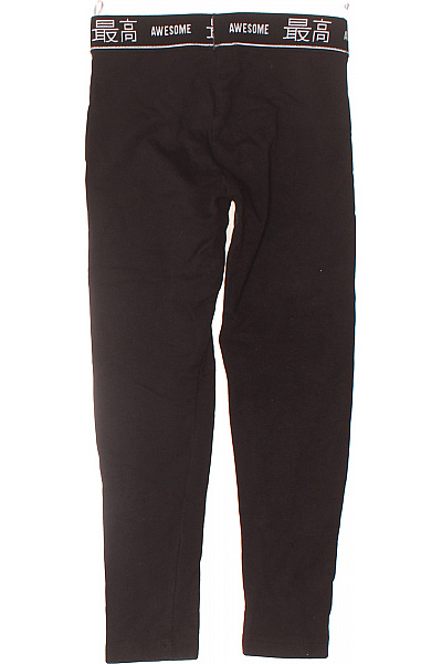 Canda Dívčí černé legíny s potiskem pasu Velikost 128 | Canda | obrázek 3