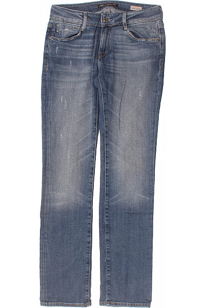 MAVI Dámské Modré Džíny Olivia Rovné Seprané S Nízkým Pasem Vel. 26/32