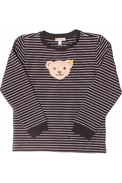 Steiff Chlapecké triko s dlouhým rukávem pruhované s medvídkem Vel. 122 | Steiff | obrázek 2
