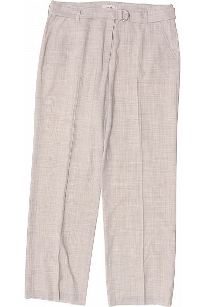 BRAX Dámské oblekové kalhoty s páskem světle kárované rovné elegantní Velikost 42 | BRAX | obrázek 2