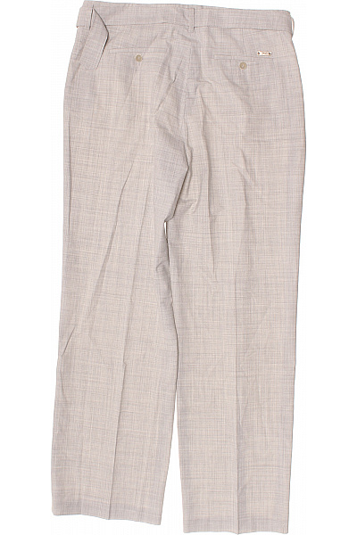 BRAX Dámské oblekové kalhoty s páskem světle kárované rovné elegantní Velikost 42 | BRAX | obrázek 3