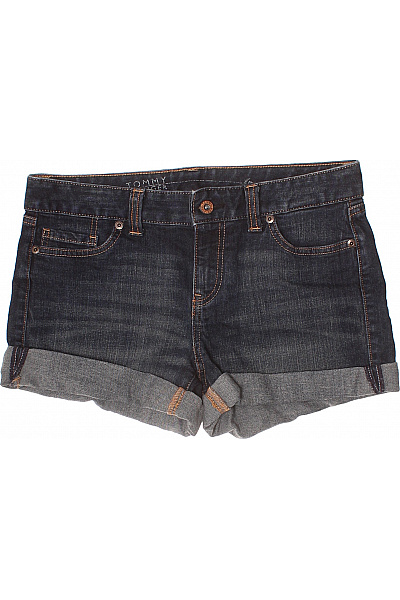 TOMMY HILFIGER Dámské bavlněné riflové kraťasy tmavě modré s kapsami ležérní krátké Vel. 2 | TOMMY HILFIGER | obrázek 2