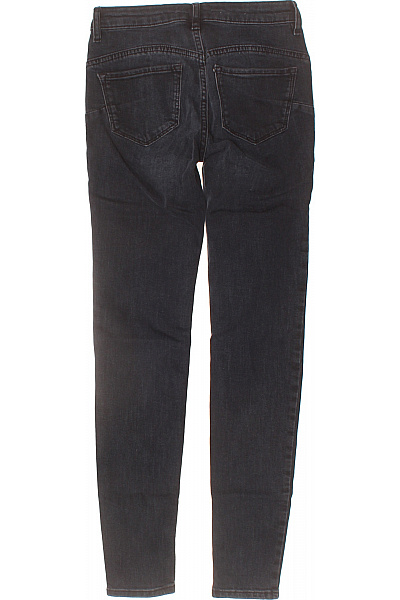 MANGO Dámské bavlněné černé slim džíny skinny s kapsami Vel. 32 | MANGO | obrázek 2