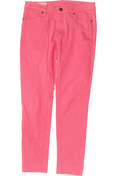 InWear Dámské Bavlněné Růžové Skinny Džíny Strečové úzké Zkrácené Vel. 27